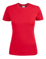 Printer Ladies Heavy T-Shirt — Red