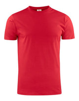 Printer Mens Heavy T-Shirt — Red