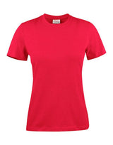 Printer Essentials Ladies Heavier Pro T — Red