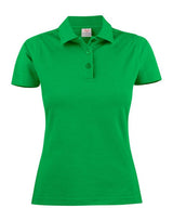 Printer Ladies Pique Surf Polo — Fresh Green