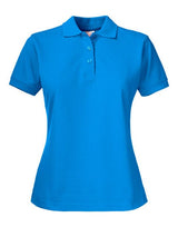 Printer Ladies Surf Pro Polo — Ocean Blue