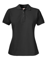 Printer Ladies Surf Pro Polo — Black