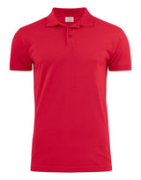 Printer Mens Surf Stretch Polo — Red