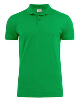 Printer Mens Surf Stretch Polo — Fresh Green