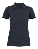Printer Ladies Surf Stretch Polo — Dark Navy