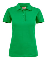 Printer Ladies Surf Stretch Polo — Fresh Green