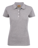 Printer Ladies Surf Stretch Polo — Grey Melange
