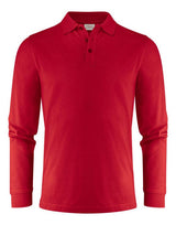 Printer Mens Surf Pro LS Polo — Red