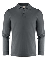 Printer Mens Surf Pro LS Polo — Steel Grey