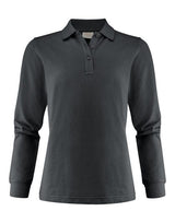 Printer Ladies Surf Pro LS Polo — Steel Grey