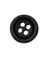 Printer Shirt Button Small (10-Pack) — Black