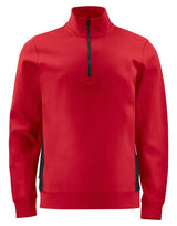 ProJob Prio 2128 1/2 Zip Sweatshirt — Red