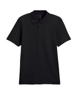 Softstyle™ adult double piqué polo — Black