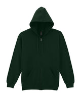 Heavy Blend™  full-zip hooded sweatshirt — Forest*