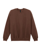 Softstyle™ midweight fleece adult crew neck — Cocoa*