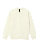 Softstyle™ midweight adult fleece 1/4-zip sweatshirt — Off White