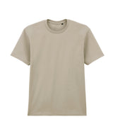 Softstyle™ midweight adult no-label enzyme wash t-shirt — Sand