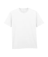Light cotton adult no-label t-shirt — White