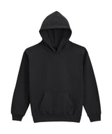 Softstyle™ midweight fleece youth hoodie — Black