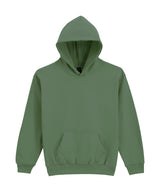 Softstyle™ midweight fleece youth hoodie — Military Green