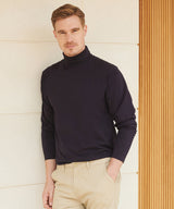 Long sleeve roll neck top — lifestyle