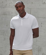 Recycled polyester polo shirt — lifestyle