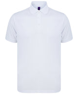 Recycled polyester polo shirt — White
