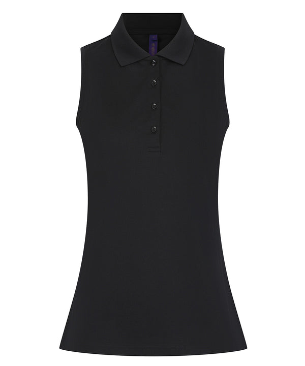 Women’s sleeveless Coolplus® polo shirt