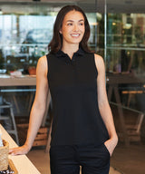 Women’s sleeveless Coolplus® polo shirt — lifestyle