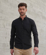 Modern long sleeve Oxford shirt — lifestyle