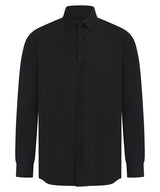 Long sleeve ‘cotton-feel’ Coolplus® shirt — Black