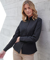 Women’s long sleeve ‘cotton-feel’ Coolplus® shirt — lifestyle