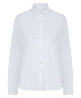 Women’s long sleeve ‘cotton-feel’ Coolplus® shirt — White