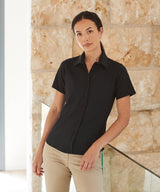 Women's wicking antibacterial short sleeve shirt — lifestyle
