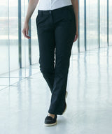 Women's 65/35 flat fronted chino trousers — lifestyle