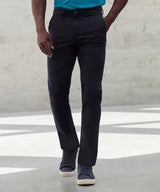 Stretch chinos with flex waistband — lifestyle