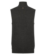 Sleeveless zip-through jumper — Grey Marl