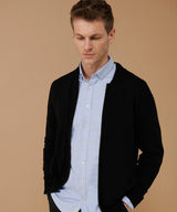 Unisex zip-through cardigan — lifestyle
