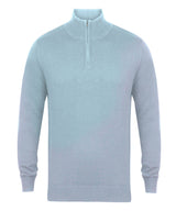 ¼ zip jumper — Light Heather