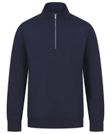 Unisex sustainable ¼-zip sweatshirt — Navy