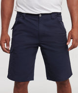 Polycotton twill workwear shorts — lifestyle