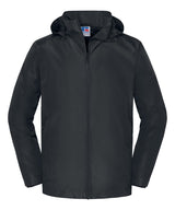 Essential weather shell jacket — Black