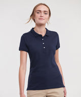 Women's stretch polo — lifestyle