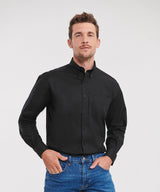 Long sleeve easycare Oxford shirt — lifestyle