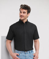 Short sleeve easycare Oxford shirt — lifestyle
