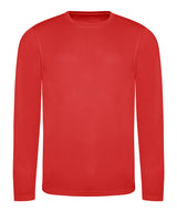 Long sleeve cool T — Fire Red