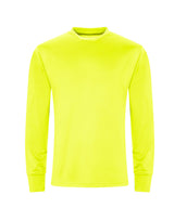 Long sleeve active T — Electric Yellow