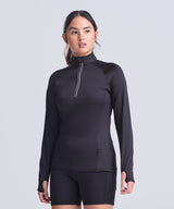 Women's Cool Flex long half-zip top — lifestyle