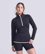 Women's cool ½ zip sweatshirt — lifestyle