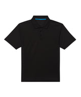 SuperCool performance polo — Jet Black